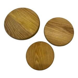 Wooden Counter Top Hot Plate Protectors [Lot of 3]